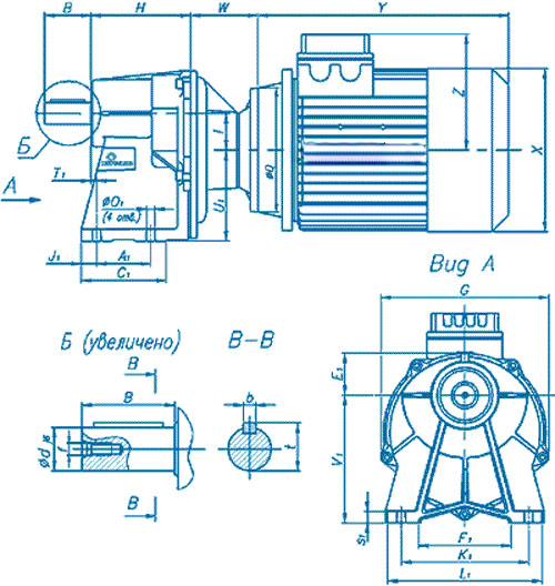 ��������������� �������������� �����-��������� Motovario ��������� HA41, HA51, HA61